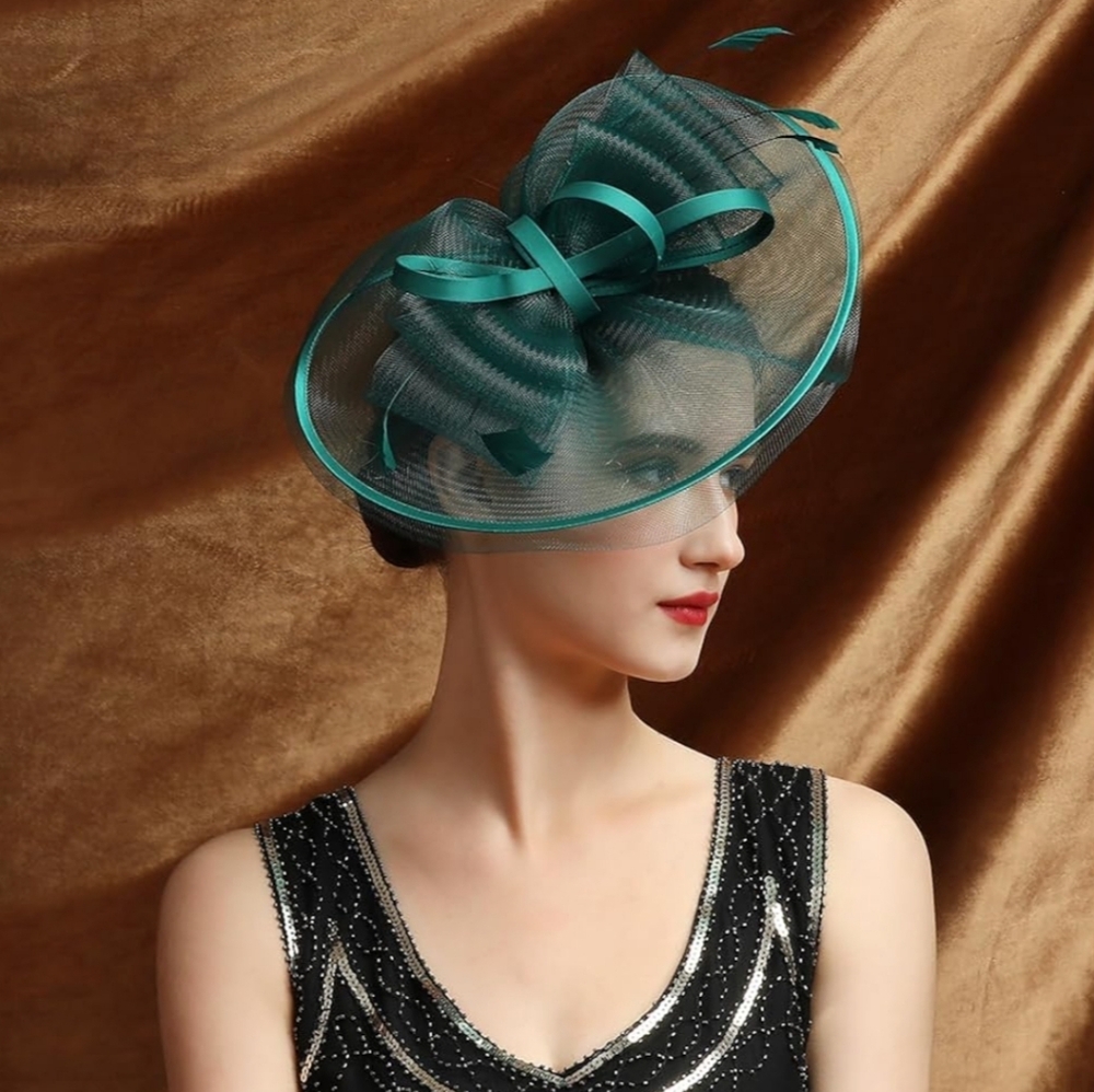 NEW! Beautiful Green Kentucky Derby Hat